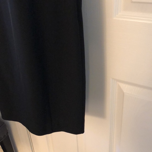 Calvin Klein Cold Shoulder Black V-Neck Dress - Picture 12 of 16
